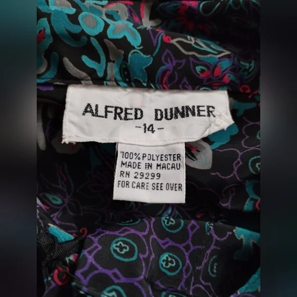 NWT Alfred Dunner women's plus size 14 button up professional blouse shirt top - Picture 11 of 11